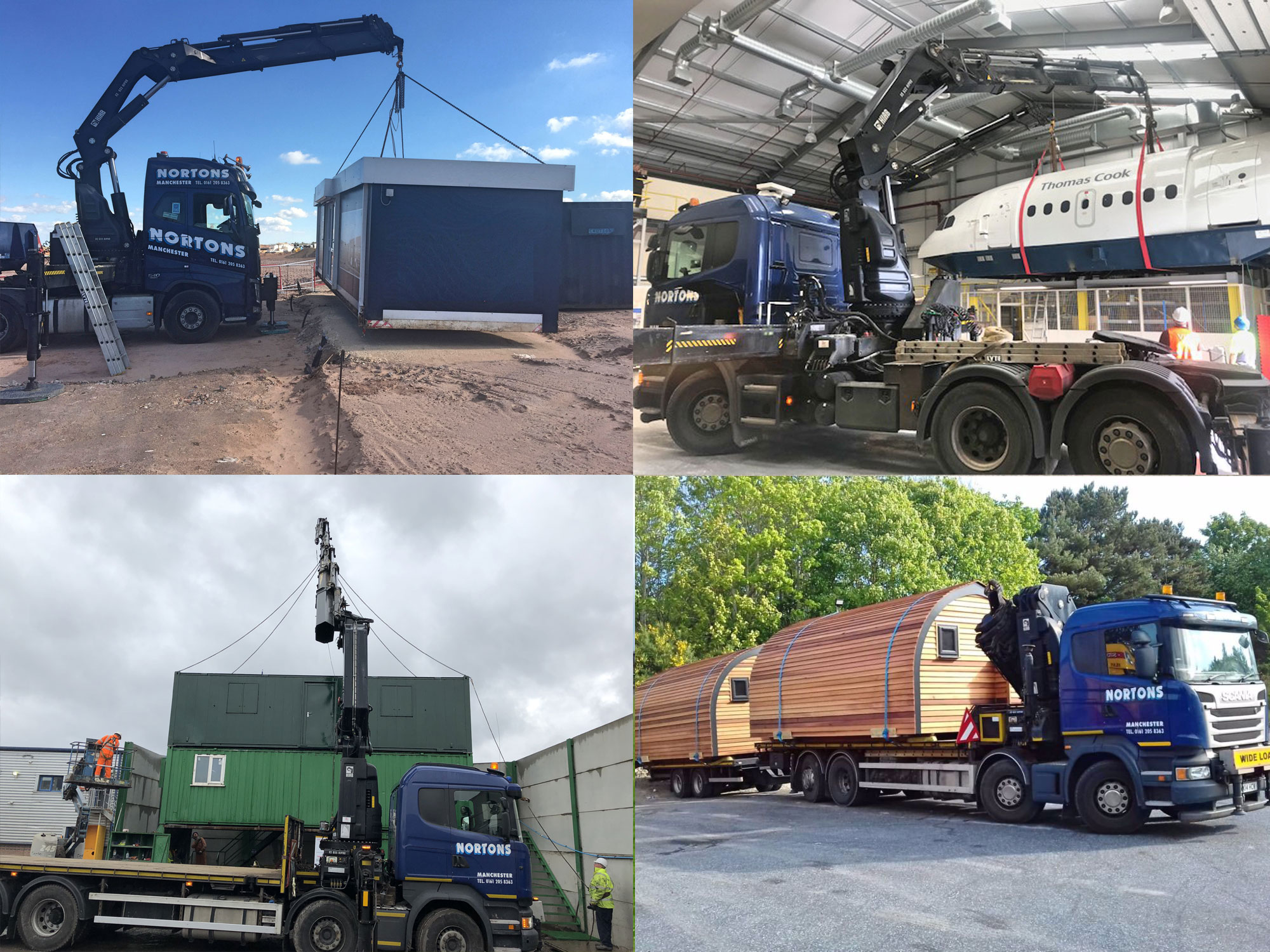 portable cabins & containers transportation